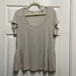 Cabi Hangout Peplum Tee Sz.  L Product #5326